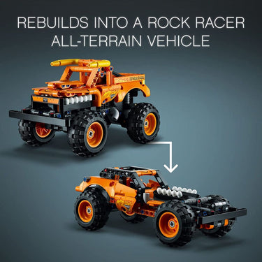 LEGO Technic Monster Jam El Toro Loco & Auto Todoterreno Rock Racer 2 En 1 (247 Piezas) - KATZER